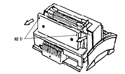 惠普6l激光打印机卡纸的清除方法图解
