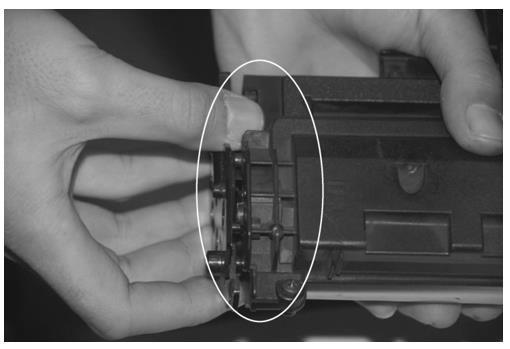 三星4521f打印机硒鼓加粉图解及配件拆装过程